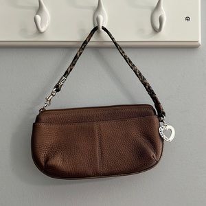 Brighton- wristlet- copper color - leather- never used